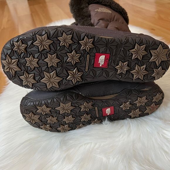 The North Face Nuptse Goosedown Brown Mid-Calf Winter Boots Women's Size 8.5 - Picture 6 of 10